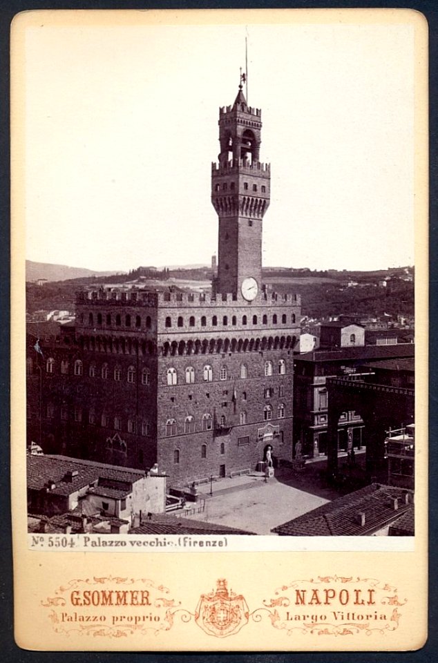 Sommer, Giorgio (1834-1914) - n. 5504 Palazzo vecchio. (Firenze)