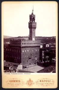 Sommer, Giorgio (1834-1914) - n. 5504 Palazzo vecchio. (Firenze)