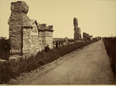 Sommer, Giorgio (1834-1914) - n. 4235 - Via Appia (Roma) - Cornell university website