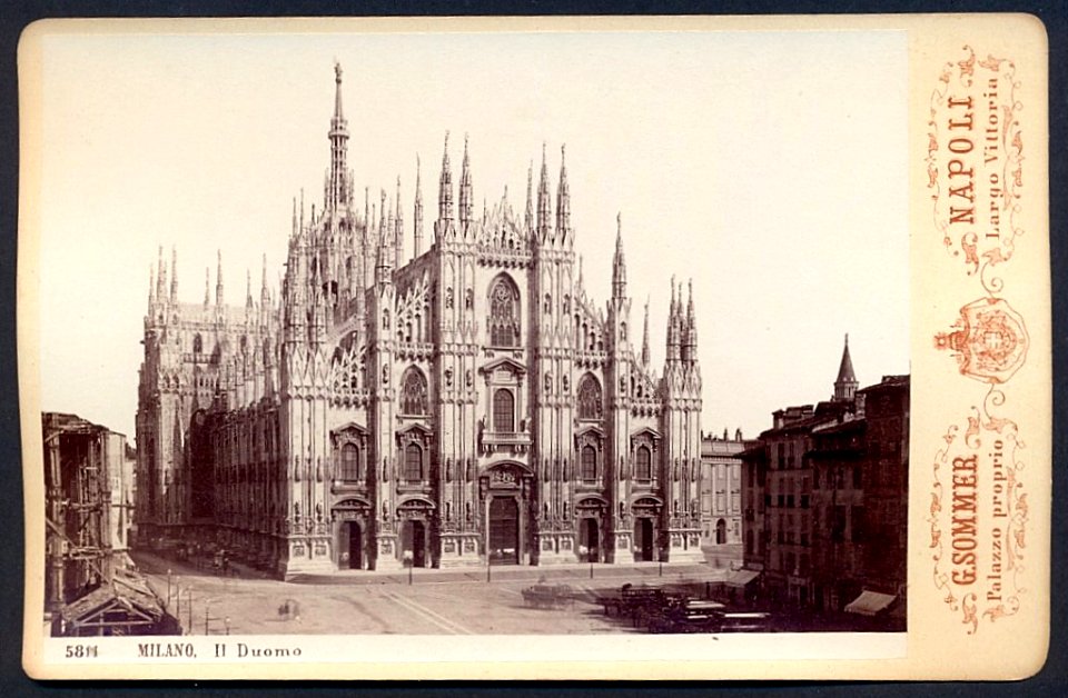 Sommer, Giorgio (1834-1914) - n. 5811 MILANO, Il Duomo