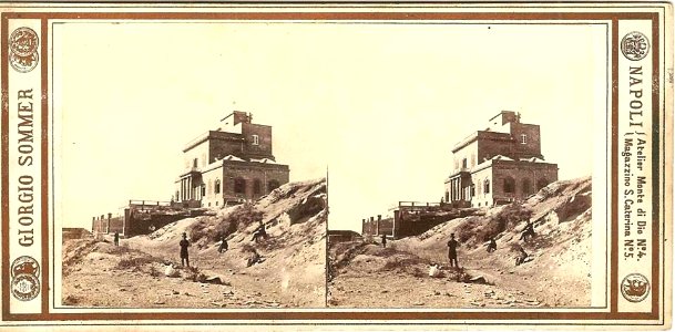 Sommer, Giorgio (1834-1914) - Vesuvio - Osservatorio Vesuviano