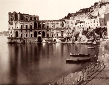 Sommer, Giorgio - Das Donn'Anna Schloss, Napoli (Zeno Fotografie)