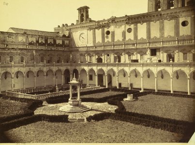 Sommer, Giorgio (1834-1914) - n. 4070 - Napoli - Chiostro di S. Martino - Cornell university website