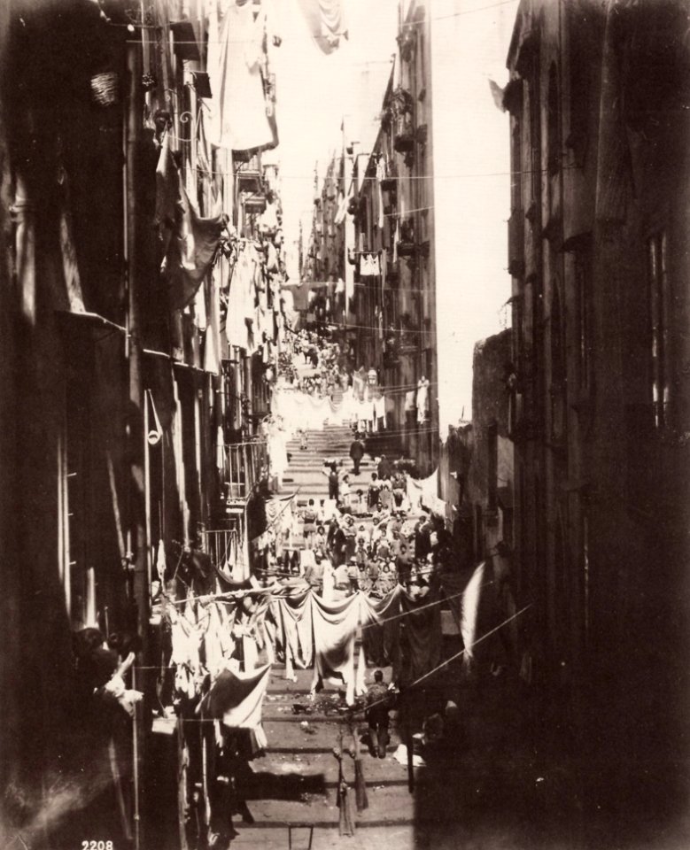 Sommer, Giorgio - Die Santa Lucia Allee in Napoli (Zeno Fotografie)