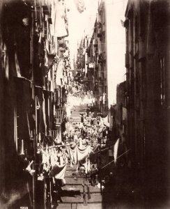 Sommer, Giorgio - Die Santa Lucia Allee in Napoli (Zeno Fotografie)