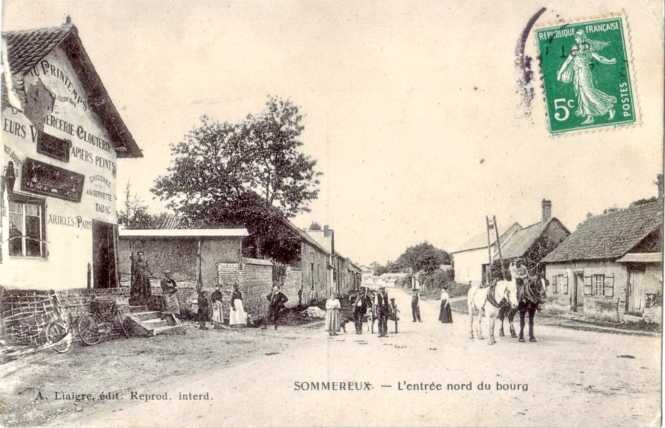 Sommereux - L'entrée nord du bourg