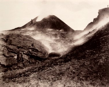 Sommer, Giorgio - Krater des Vesuv (Zeno Fotografie)