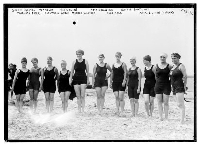 Sophie Frietag, May Waldis, Elsie Sutan (i.e., Sutton), Rita Greenfield, Millie Bartildes, Mrs. Anita Dryer, Clarabelle Barret, Martha Hagstadt, Edna Cole, Mrs. Lillian Howard LCCN2014696755