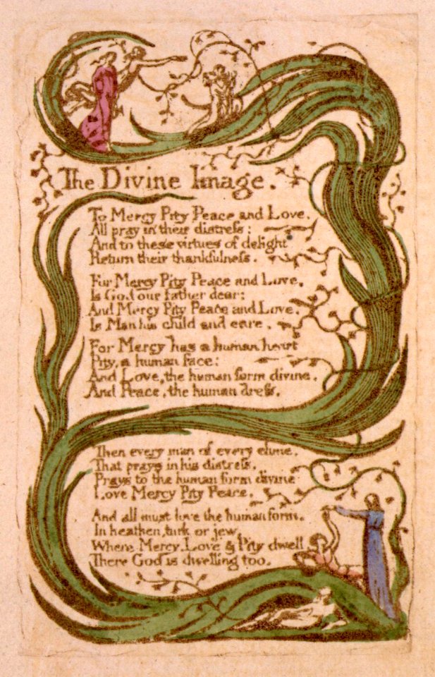 Songs of Innocence copy B 1789 Library of Congress The Divine Image
