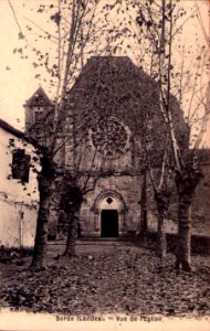 Sorde-l'Abbaye - Eglise - façade 1b