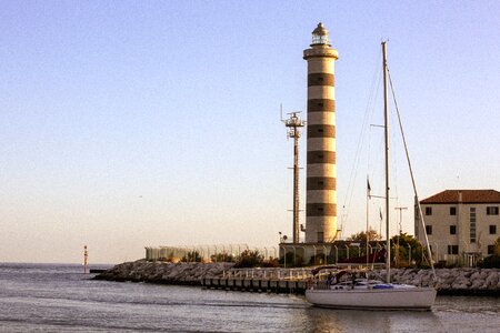 Harbour entrance coast sea photo