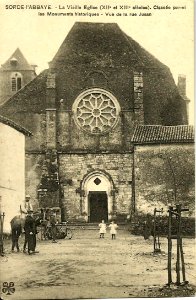 Sorde-l'Abbaye - Eglise - façade 1a