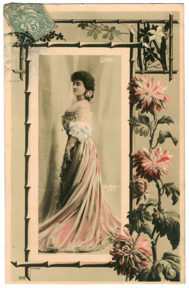 SOREL, Çécile SIP. 1918. Photo Reutlinger