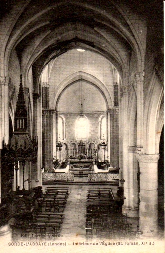 Sorde-l'Abbaye - église intérieur 3