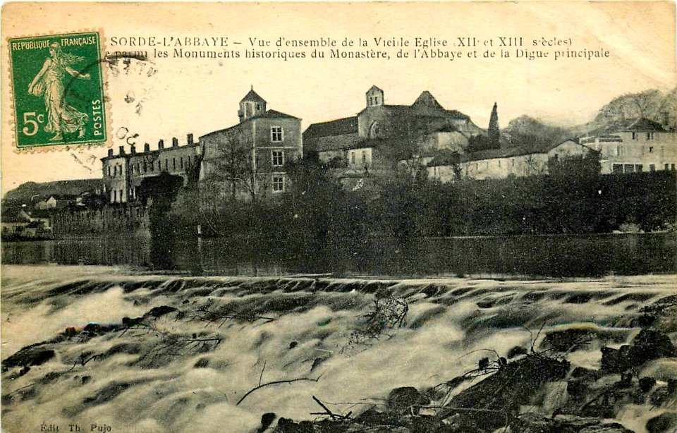 Sorde-l'Abbaye - Abbaye - vue générale 1