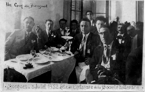 Sorgues Centenaire de la société littéraire