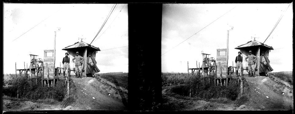 Soucy. Poste de guet (DCA) - Fonds Berthelé - 49Fi372