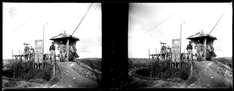 Soucy. Poste de guet (DCA) - Fonds Berthelé - 49Fi372