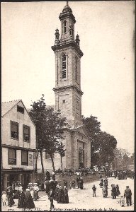 Sortie de messe à Saint-Martin de Morlaix