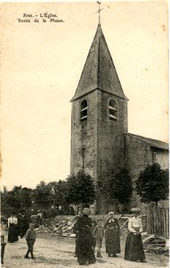 Sortie de messe à Brin