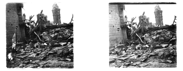 Souain. Eglise. RB - Fonds Berthelé - 49Fi909