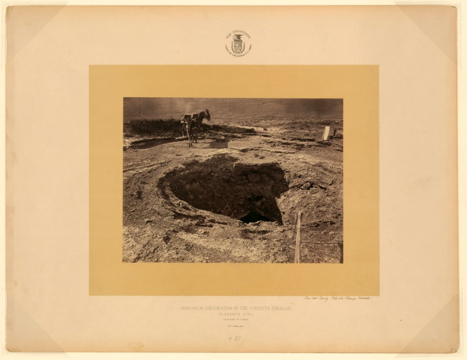 Sou hot spring, Pah Ute Range, Nevada - T.H. O'Sullivan, phot. LCCN2004680321