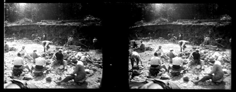 Souilly. Prisonniers allemands - Fonds Berthelé - 49Fi447
