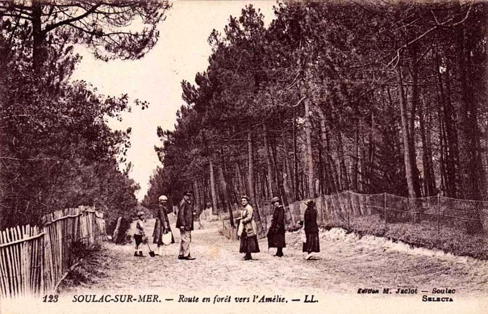 Soulac-sur-Mer - route vers l'Amélie
