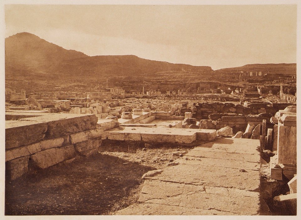 Soubassement du Temple d'Apollon, à Délos - Baud-bovy Daniel Boissonnas Frédéric - 1919
