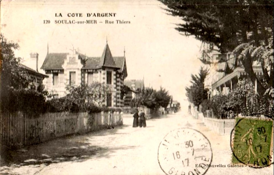 Soulac-sur-Mer - rue Thiers 1