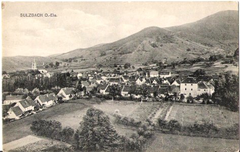Soultzbach-les-Bains - vue d'ensemble avec Stumpfekopf et Staufen