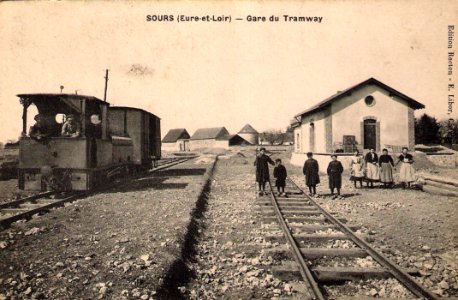 Sours Gare des Tramways d'Eure-et-Loir (France)