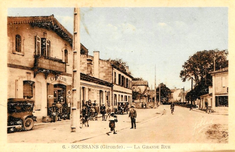 Soussans - rue principale
