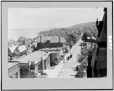 South Broadway from Burke Building, Nyack, N.Y. LCCN94511467