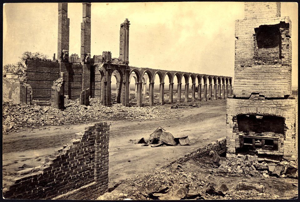 South Carolina, Charleston, Ruins of the Railroad station - NARA - 533434