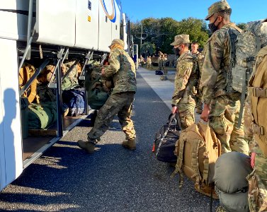South Carolina National Guard Soldiers depart to support the 59th Presidential Inauguration (50838508692)