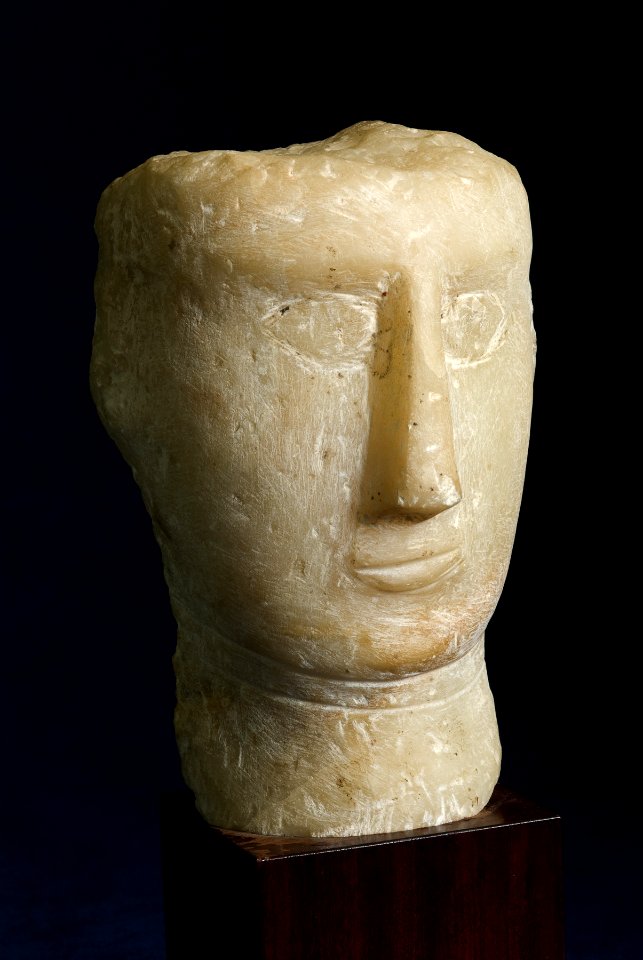 South Arabian - Head of a Woman with a Rectangular Face - Walters 2123 - Three Quarter