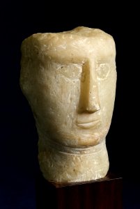 South Arabian - Head of a Woman with a Rectangular Face - Walters 2123 - Three Quarter