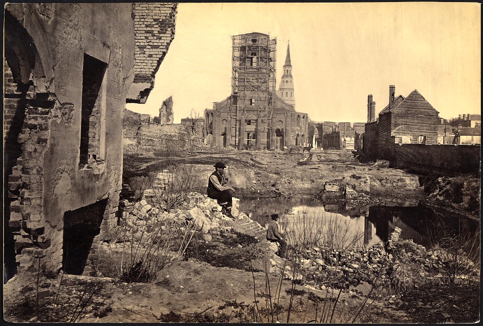 South Carolina, Charleston, Ruins in, St. Philip's Church - NARA - 533433