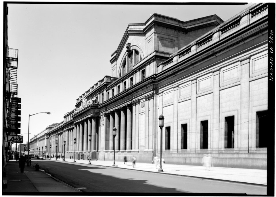 South facade from southeast - pennsylvania station