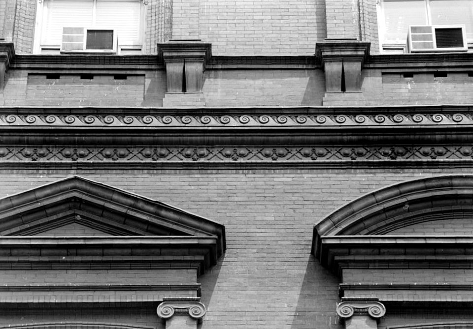 SOUTH FACADE, FRIEZE - Pension Building