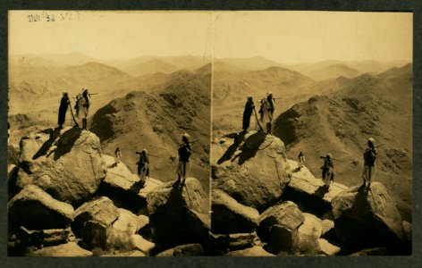 South by West. From the summit of Mt. Catherine, 8536 ft. the highest in Mt. Sinai desert LCCN2004672856