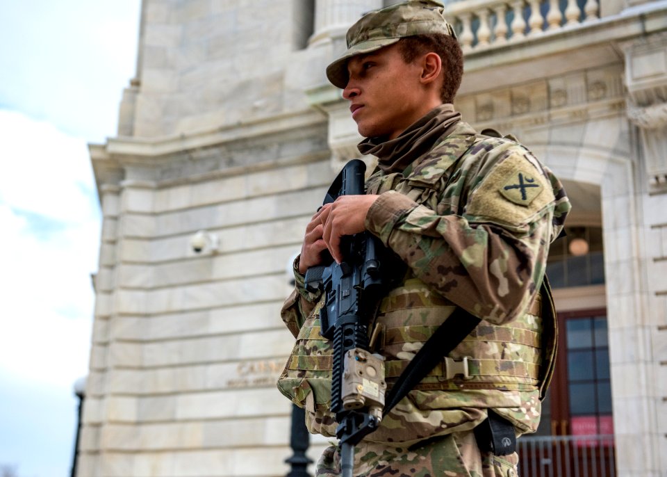 South Carolina National Guard Soldiers stand watch at U.S. Capitol (50846311136)