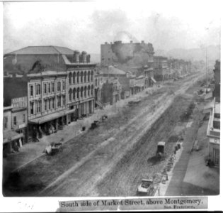 South side of Market Street, above Montgomery, San Francisco LCCN2002723137