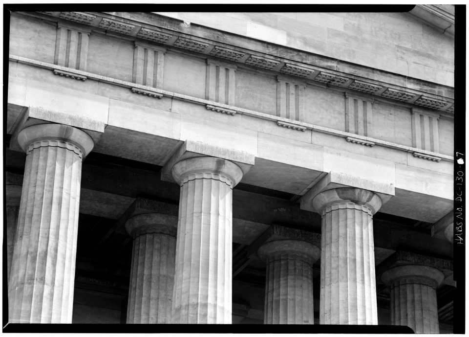 South front portico capital 029405pu