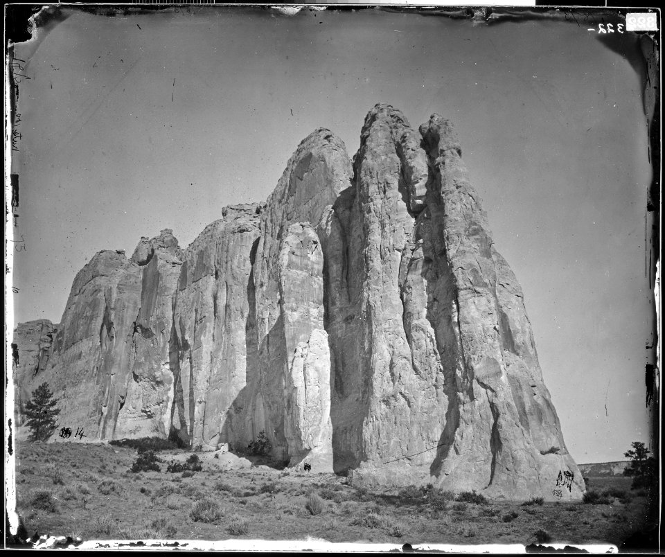 SOUTH SIDE OF INSCRIPTION ROCK, NEW MEXICO - NARA - 524273