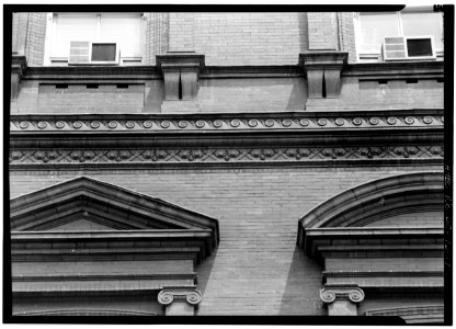 South facade frieze pension building