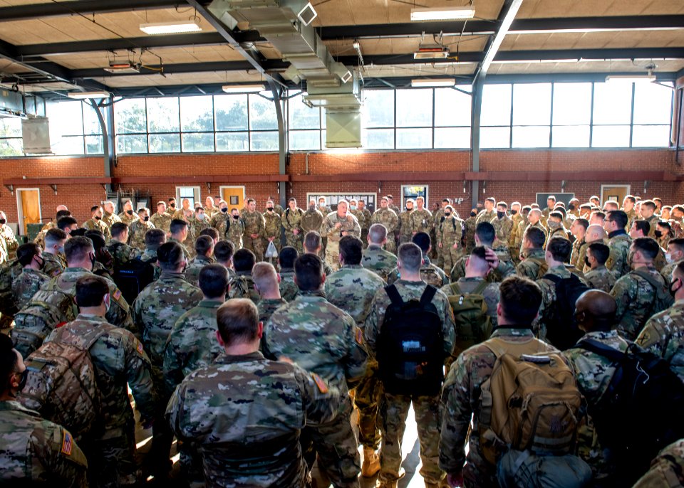 South Carolina National Guard Soldiers depart to support the 59th Presidential Inauguration (50837696323)