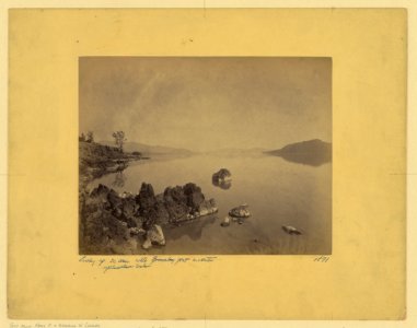 Southeast arm of Promontory Point, Yellowstone Lake LCCN95514174