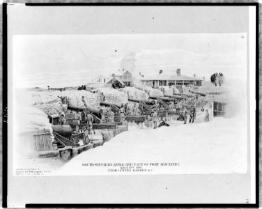 South-Western angle and face of Fort Moultrie, Charleston Harbor, S.C., April 16th, 1861 LCCN97516588